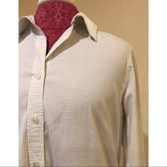 Calvin Klein Top Size 10 Button Down French Cuffs - Picture 3 of 9